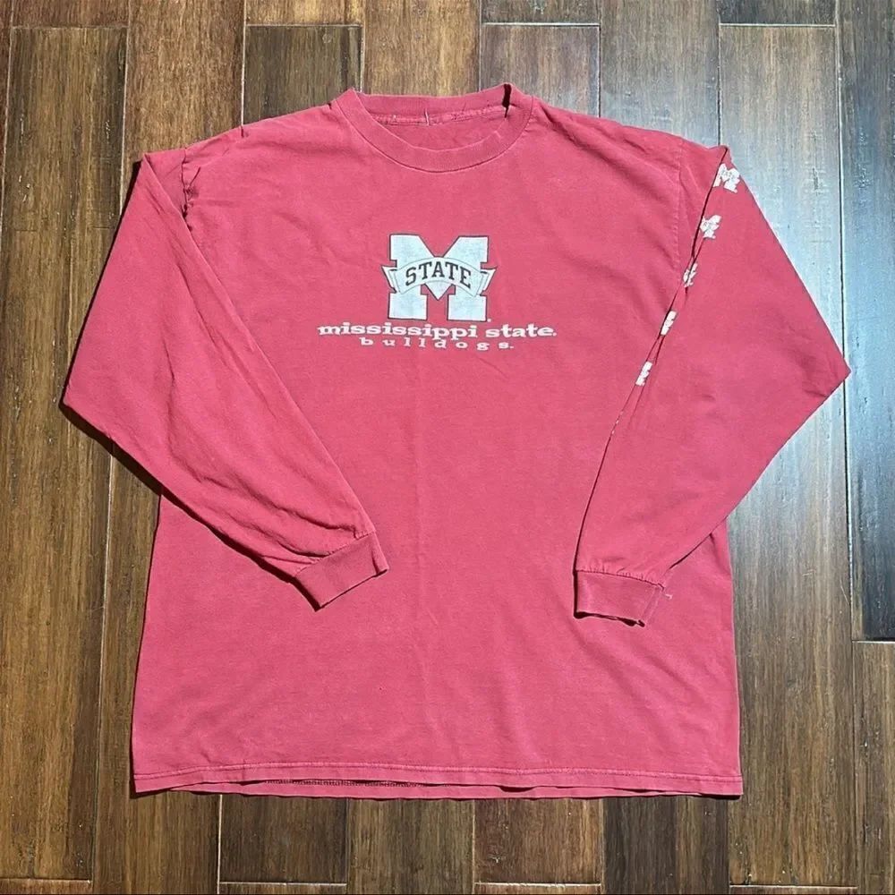 Vintage Mississippi State Long Sleeve Shirt